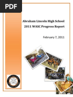 Abraham Lincoln High School WASC Progress Report 2011