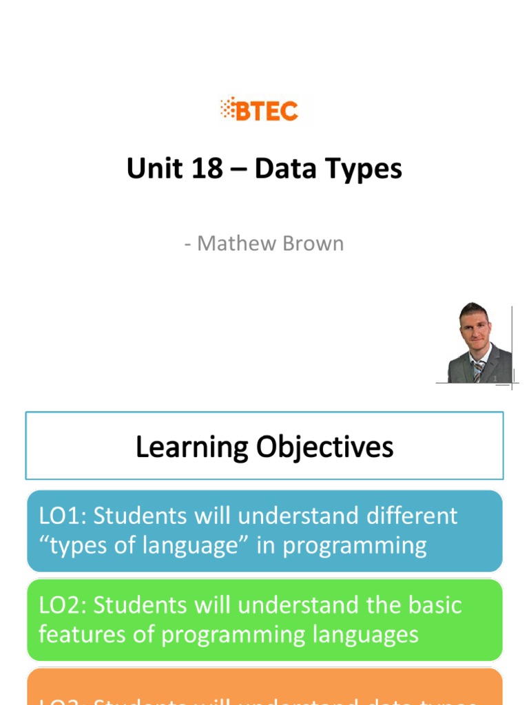 01 - Data Types | PDF | Art | Computers