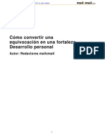 Como Convertir Equivocacion Fortaleza Desarrollo Personal 44421 Completo PDF