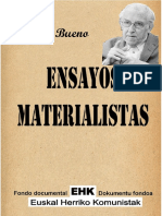 Ensayos Materialistas Gustavo Bueno