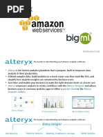 Alteryx AWS BigML