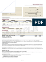 Examinee Score Report PDF