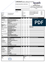 Preventive Maintenance Checklist