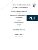 Ecuaciones diferenciales y series de potencias