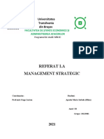 Tema 1 - Managementul Strategic