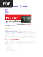 FAT For PLC