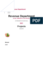 Revenue Department: Projects