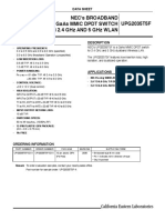 UPG2035T5F Nec'S Broadband Gaas Mmic DPDT Switch For 2.4 GHZ and 5 GHZ Wlan