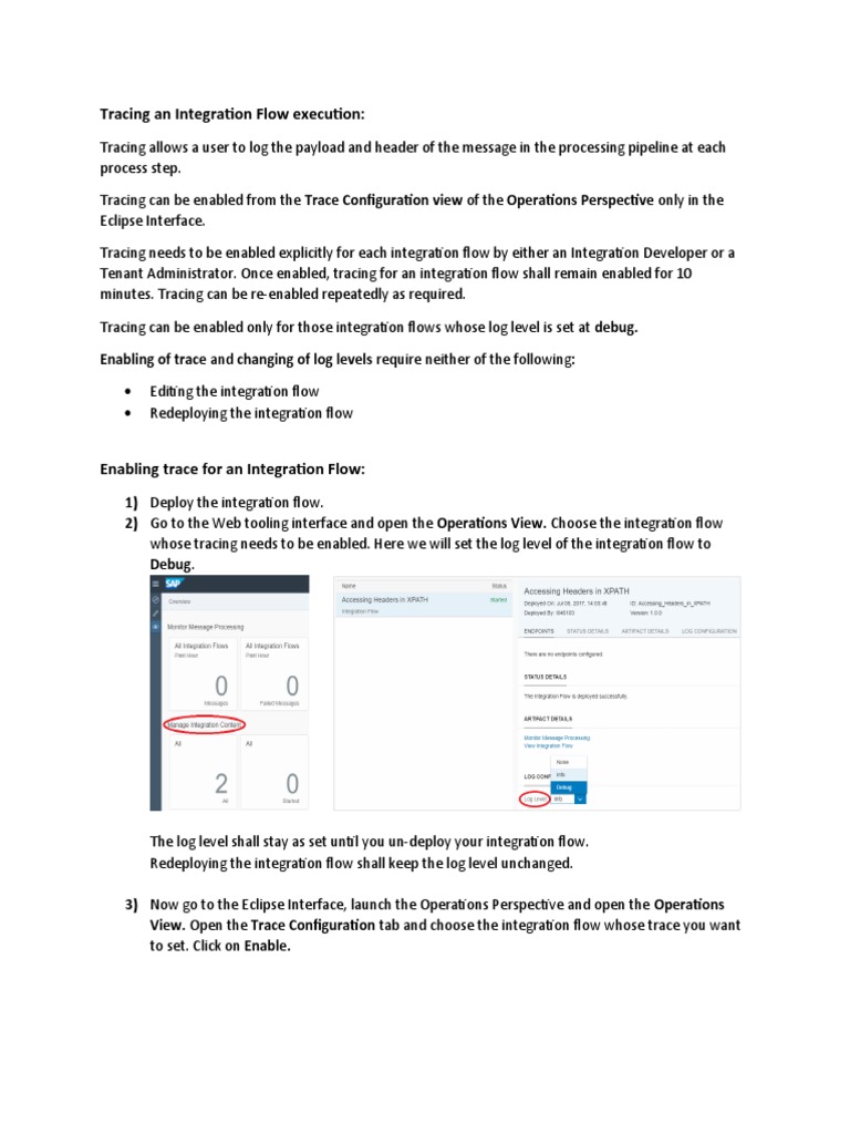 Enable Trace PDF Information Age Software