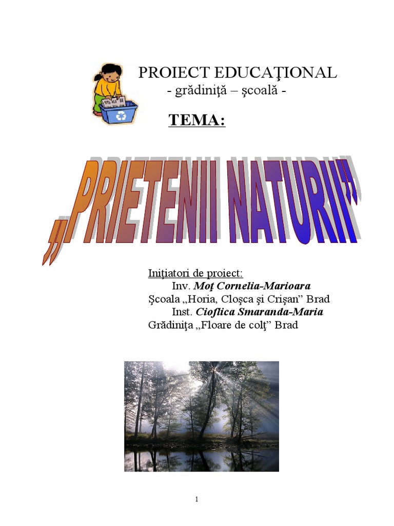 Proiect Educational 1 | PDF