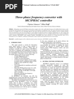 Three-Phase Frequency Converter With MC3PHAC Controller: Ciprian Afanasov, Mihai Ra Ță