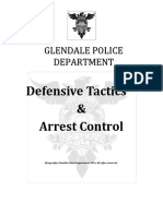 Glendale Police Department Training Documents: DT Instructor Manual