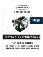 Shorrock Supercharger Fitting Instructions BMC A Series Engine