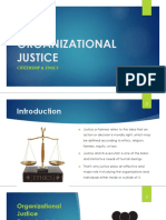 Organizational Justice: Citizenship & Ethics