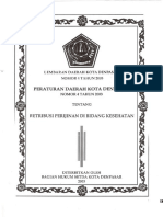 Perda Dps No. 4 TH 2003 - Retribusi Ijin Di Bidang Kesehatan PDF