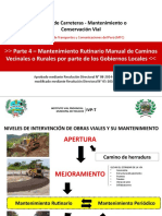 Manual de Carreteras - Mantenimiento o Conservación Vial