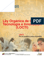 locti_2011 ley de ciencia y tecnologia