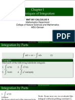 Techniques of Integration