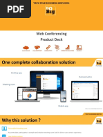 Web Conferencing Product Deck