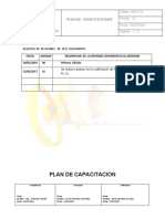 Plan de Capacitacion