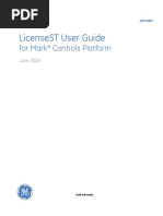 Licensest User Guide: For Mark Controls Platform