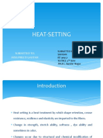 Heat-Setting Techniques