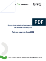 Anexo 1 Lineamientos para Retorno Seguro A Clases