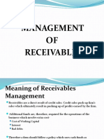 Receivables Management