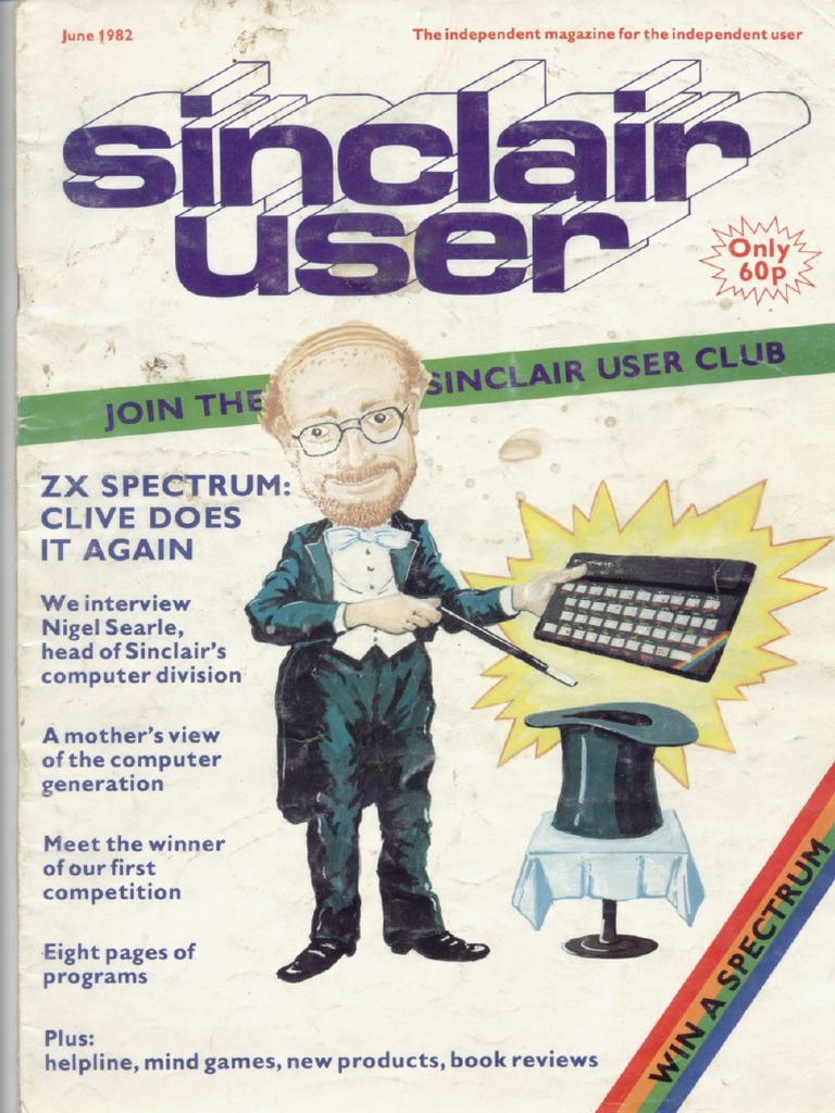 SinclairUser003 Jun82 PDF | PDF | Equipment | Computer Science