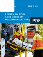 Return To Work Amid Covid-19:: A Cleveland Clinic Guide For First Responders