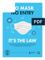 Mask Mandate Poster English PDF