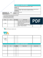 Assignment A - Lesson Plan Template: 1.practicing Skimming and Scanning Skills in Reading