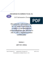 IAFID32011 Gestion de Eventos o Circunstancias Extraordinarias