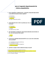 Preguntas para El Segundo Departamental de Clínica Propedéutica.-Sección 20