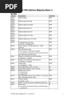 M-7000 Address Mapping (Base 1)