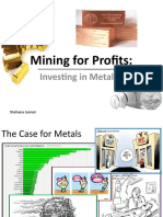Mining For Profits:: Investing in Metals