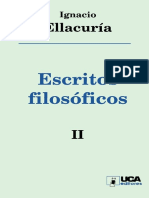 Ellacuría, I. Escritos Filosóficos 2. 1999 PDF