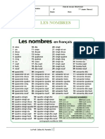 Fiche de Travail Les Nombres Dictionnaire Visuel Dynamique en Salle de Classe e - 104980