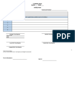 Learning Area Quarter - Week - Activity Sheet Name: - Grade and Section