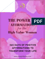 The Power of Affirmations For The High Value Woman - Compressed File PDF