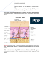 Dermatologie - Anatomie Fiziologie Si Semne PDF