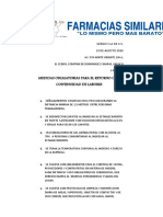 Medidas Obligatorias para El Retorno o La Continuidad de Labores