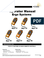 Operator Manual Ergo System