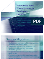 Sustainable Solid Waste Systems in Developing Countries