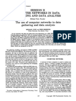 Session Ii Computer Networks in Data Gathering and Data Analysis