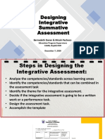 Designing Integrative Summative Assessment: Bernadeth Daran & Micah Pacheco