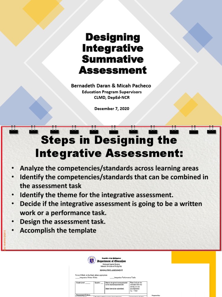 Designing Integrative Assessments | PDF | Wellness | Medical