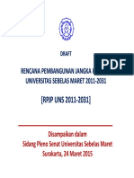 Draft RPJP UNS - Universitas Sebelas Maret - UNS - Umam Fazlurrahman