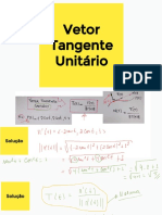 Aula 5 - Vetor Tangente Unitário e Vetor Normal Unitário