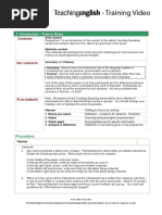 TeachingSpeaking Trainer Notes 1 Intro